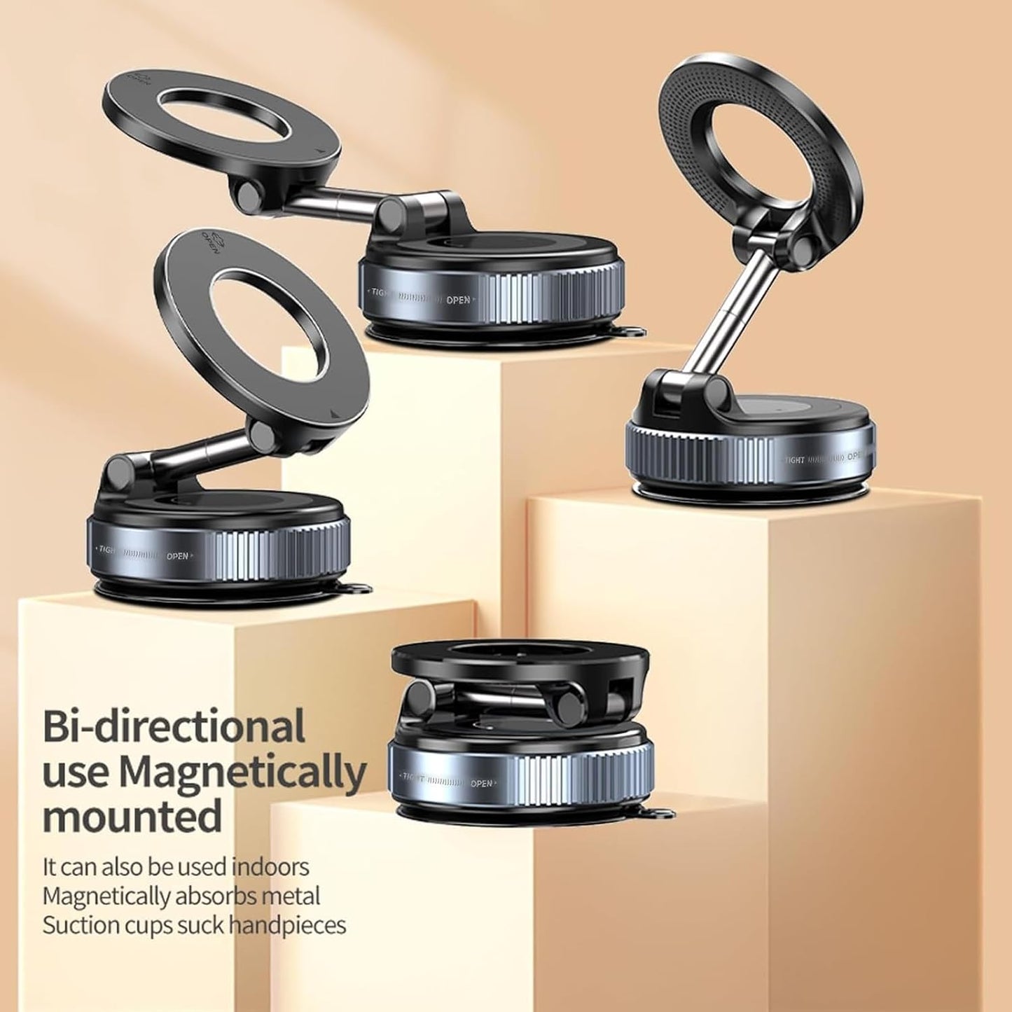 Support Magnétique Téléphone Pliable 360°