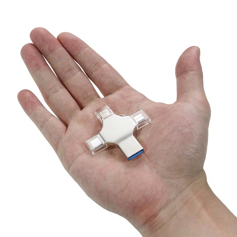 Clé USB multifonction 4-en-1 – Stockez, transférez, libérez de l’espace !