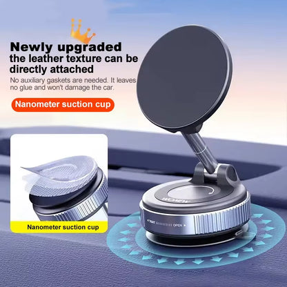 Support Magnétique Voiture avec Recharge Sans Fil – Fixation Ultra-Solide & Rotation 360°
