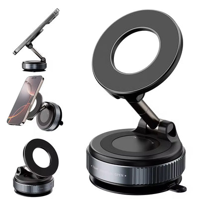 Support Magnétique Voiture avec Recharge Sans Fil – Fixation Ultra-Solide & Rotation 360°