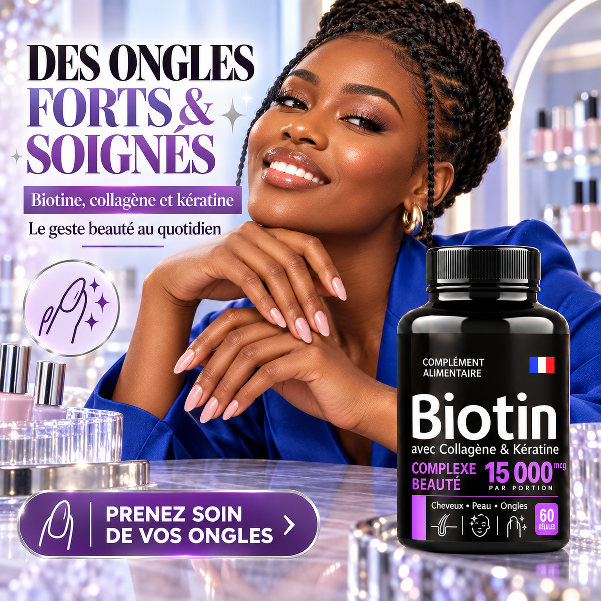 Biotine – Le secret beauté pour une peau lisse et des cheveux longs